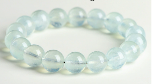 Mint Aquamarine Bracelet (Highly Transparent)