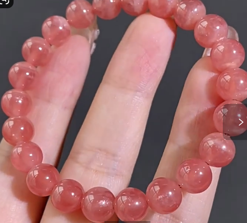 Natural Rhodochrosite Bracelet